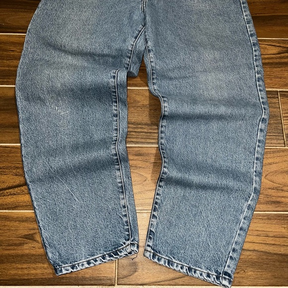 Vintage 90s Baggy Jeans Loose Skater Casual Indie Structure Jeans - Picture 5 of 7